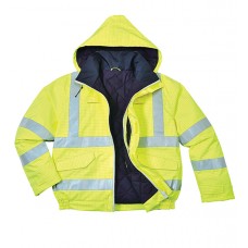 Portwest FR S773 Bizflame Rain Hi-Vis Anti-Static Bomber Jacket