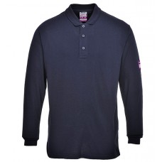 Portwest FR10 Anti-Static Long Sleeve Polo Shirt